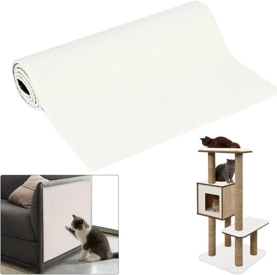 Matto di protezione per gatti autoadesivo 30x100cm Matto di protezione per gatti con supporto DIY Matto di protezione per gatti resistente ai graffi con supporto bancario Matto di protezione per gatti con striscia di protezione