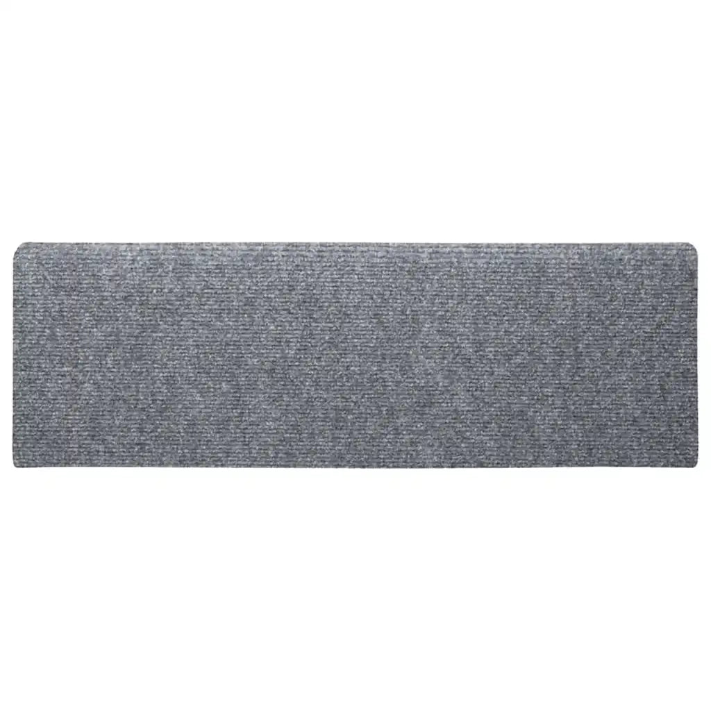 Tappetini per Scale Agugliati 5 pz 65x25 cm Grigio Chiaro cod mxl 78267