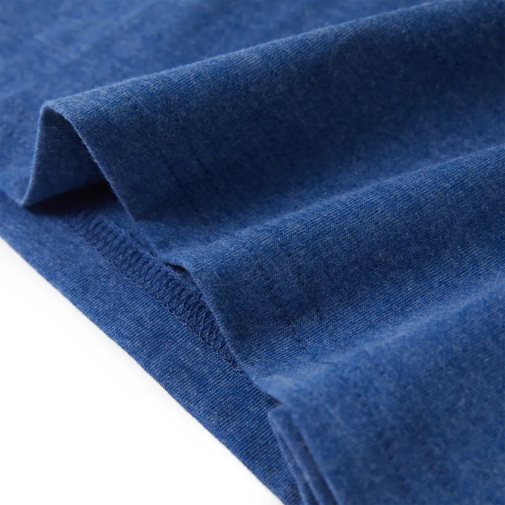 Maglietta da Bambino Blu Scuro M¨¦lange 128