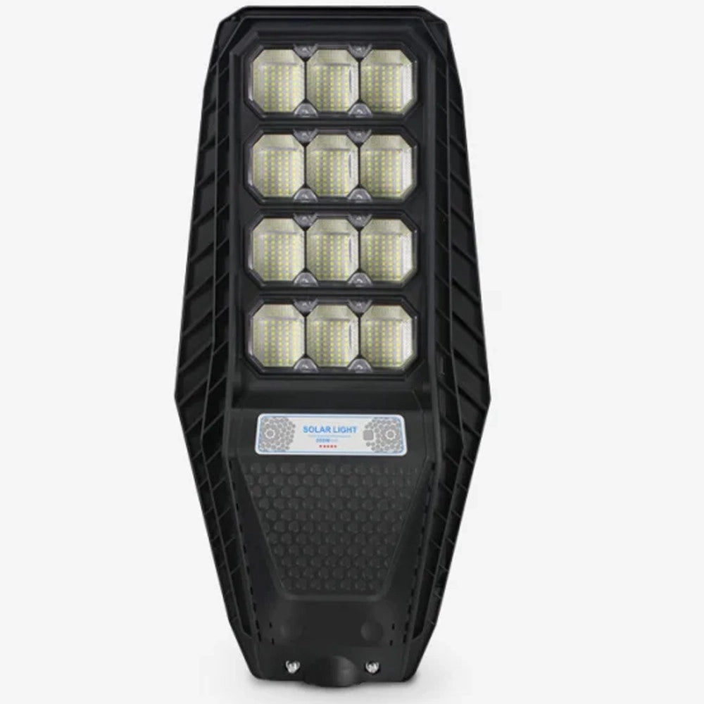 Trade Shop - Lampione Stradale Luce Energia Solare Led 200watt Sensore Pir Staffa Telecomando -