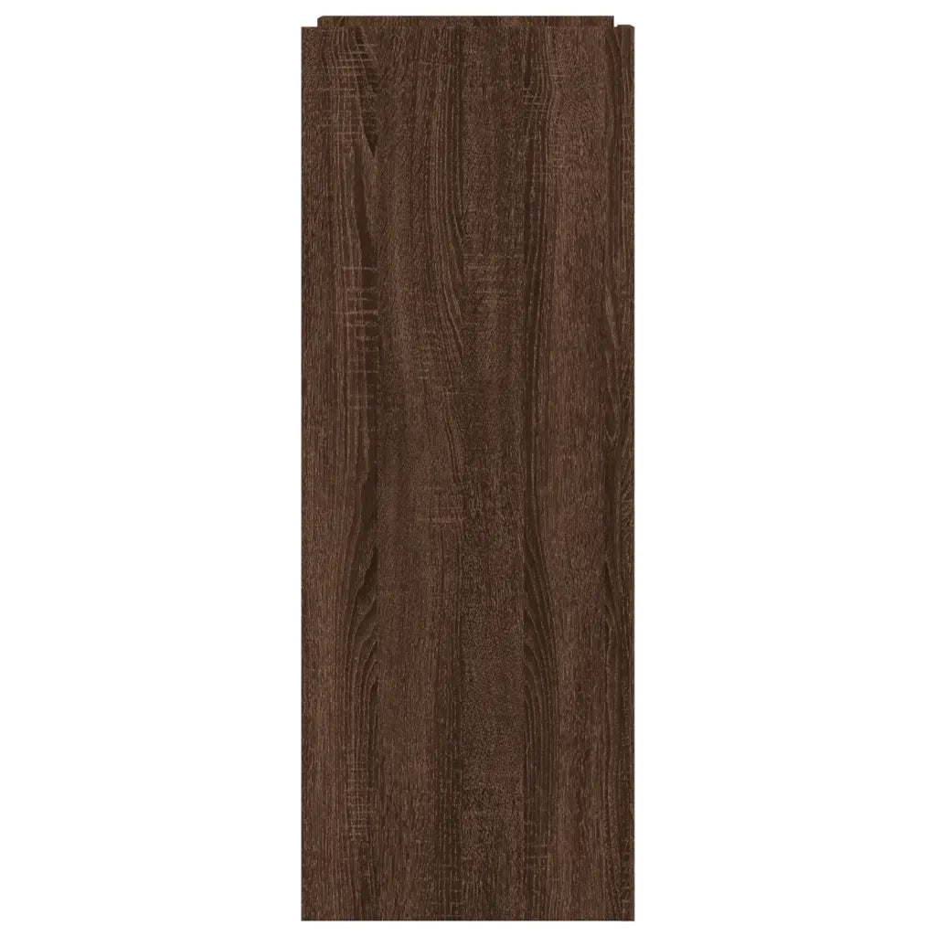 Scarpiera | Mobile per scarpe Rovere Marrone 74,5x37,5x100 cm in Legno Multistrato