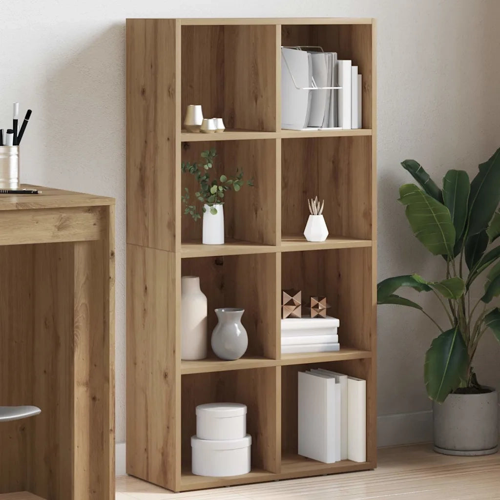 vidaXL Libreria Rovere Artigianale 66x30x130 cm Legno Multistrato