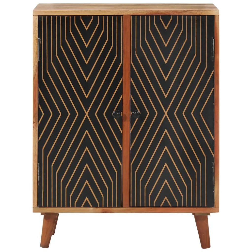 Credenza 60x35x74 cm in Legno Massello di Acacia