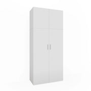 Vicco Scaffale per file Bianco 80 x 182.4 cm