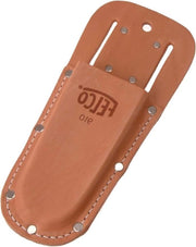 Holster per forbici da giardino - Pelle reale, con cinturino e clip - 26 x 16 x 12 cm