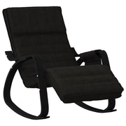 Sedia a Dondolo Nera in Tessuto CFW5850522