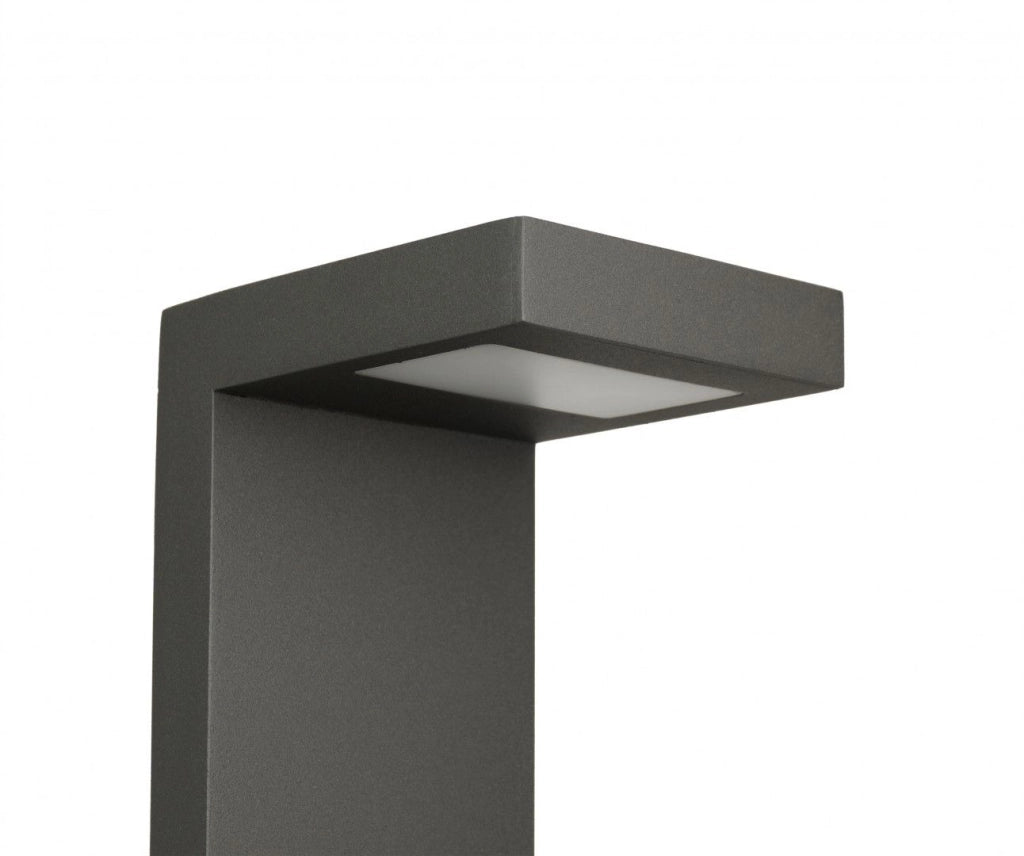 Paletto lampada da giardino LED 10W 58cm IP54 grigio