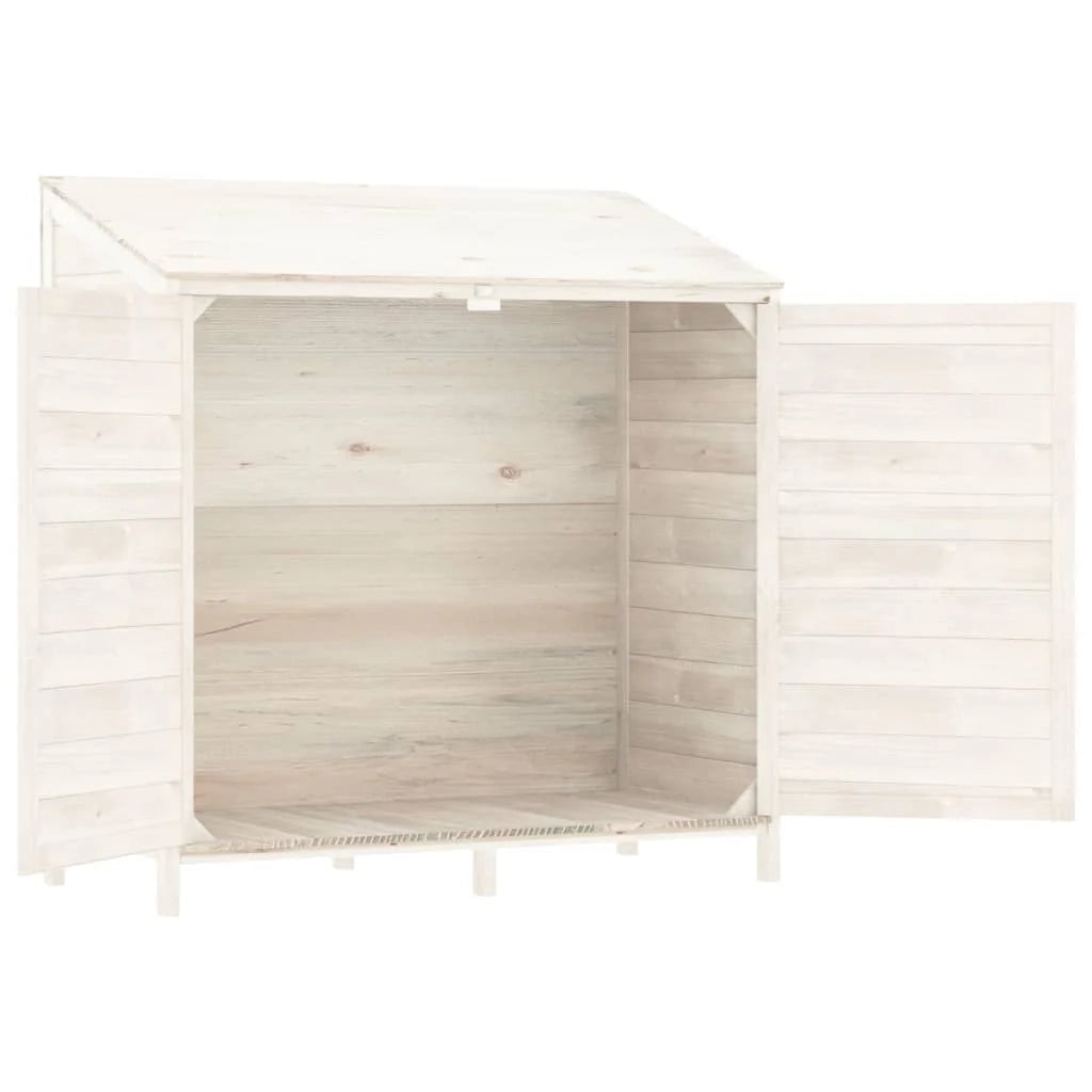 Casetta da giardino 102 x 52 x 112 cm in legno massello di abete bianco 02_0044041