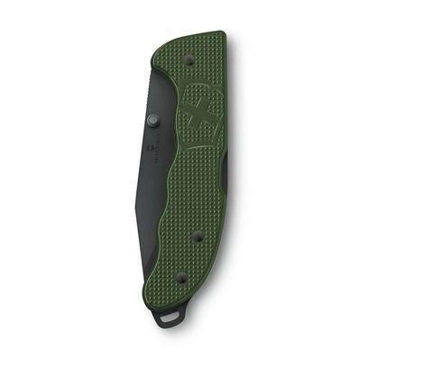 Victorinox 0.9425.DS24 Evoke BSH Alox Coltello Pieghevole 4 Funzioni Lama 10 cm con Perno per Pollice e Clip Rimovibile colore Verde Oliva