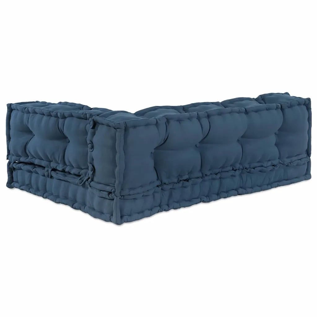 Cuscino per Divano Pallet 3 pz | Cuscini per sedie Indaco 120 x 80 x 38 cm Tessuto