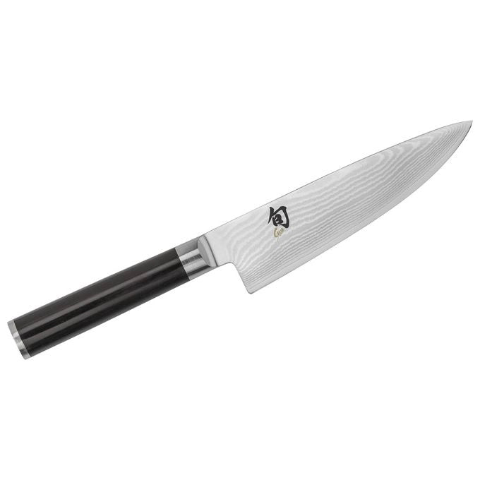 KAI DM0723 Shun Classic Coltello da Chef Nucleo in Acciaio VG-MAX 32 Strati Damasco 15 cm colore Nero