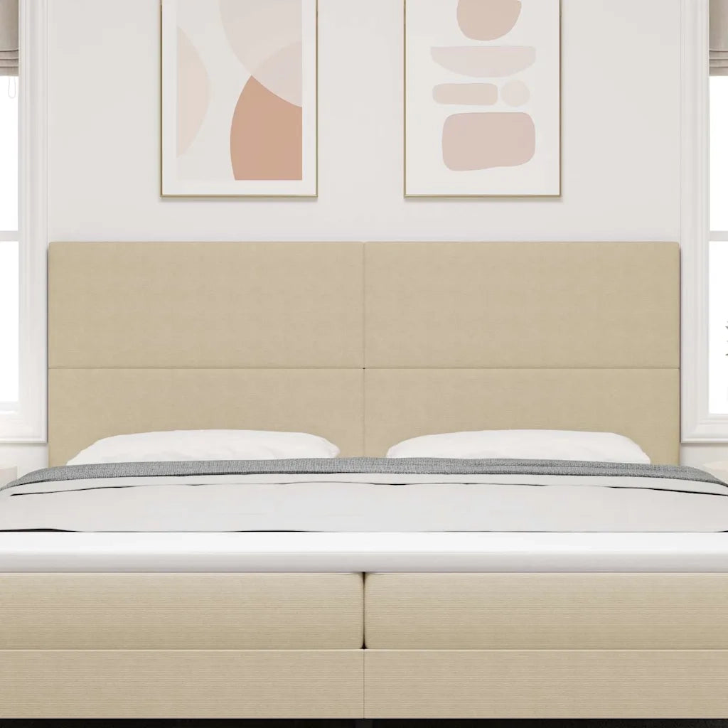 Testiera LED con testiera Grigio Verde 200 cm Tessuto in Cords 3338341