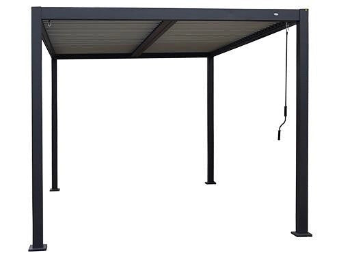 PERGOLE BIOCLIMATICHE ANTRACITE MISURA 3X3 OPPURE 3X4 H.2.4 MT