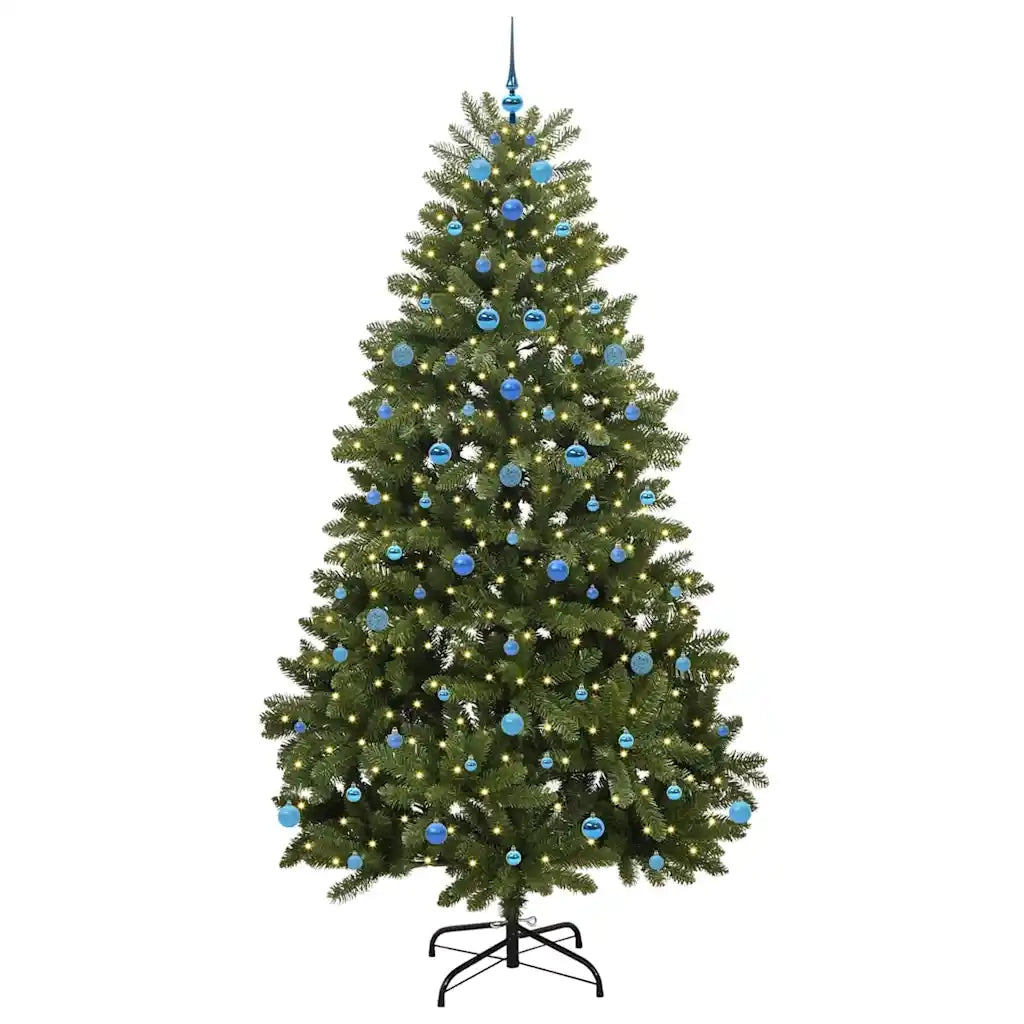 Albero di Natale | Decorazioni natalizie artificiale Verde 240 cm PVC e Metallo
