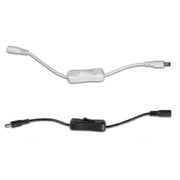 Trade Shop - Interruttore Per Strip Striscia Led Connettore Dc 12v-24v 12a Pulsante S-12v-02 -