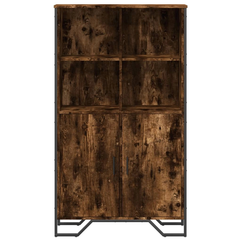 Buffet credenza cassettiera mobiletto mobile contenitore organizer cucina soggiorno salotto alto 79,5 x 35,5 x 137,5 cm legno ingegnerizzato marrone 02_0033560