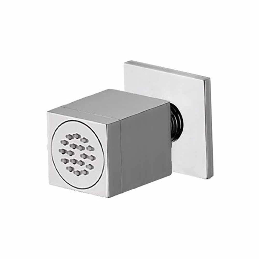 Getto in ottone cromato per sistema doccia