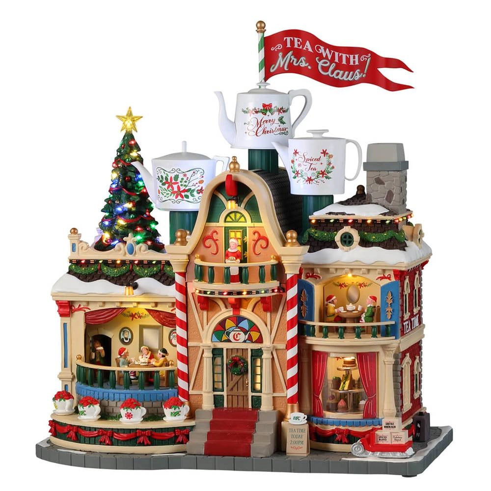 Tea With Mrs. Claus Villaggio di Natale Lemax