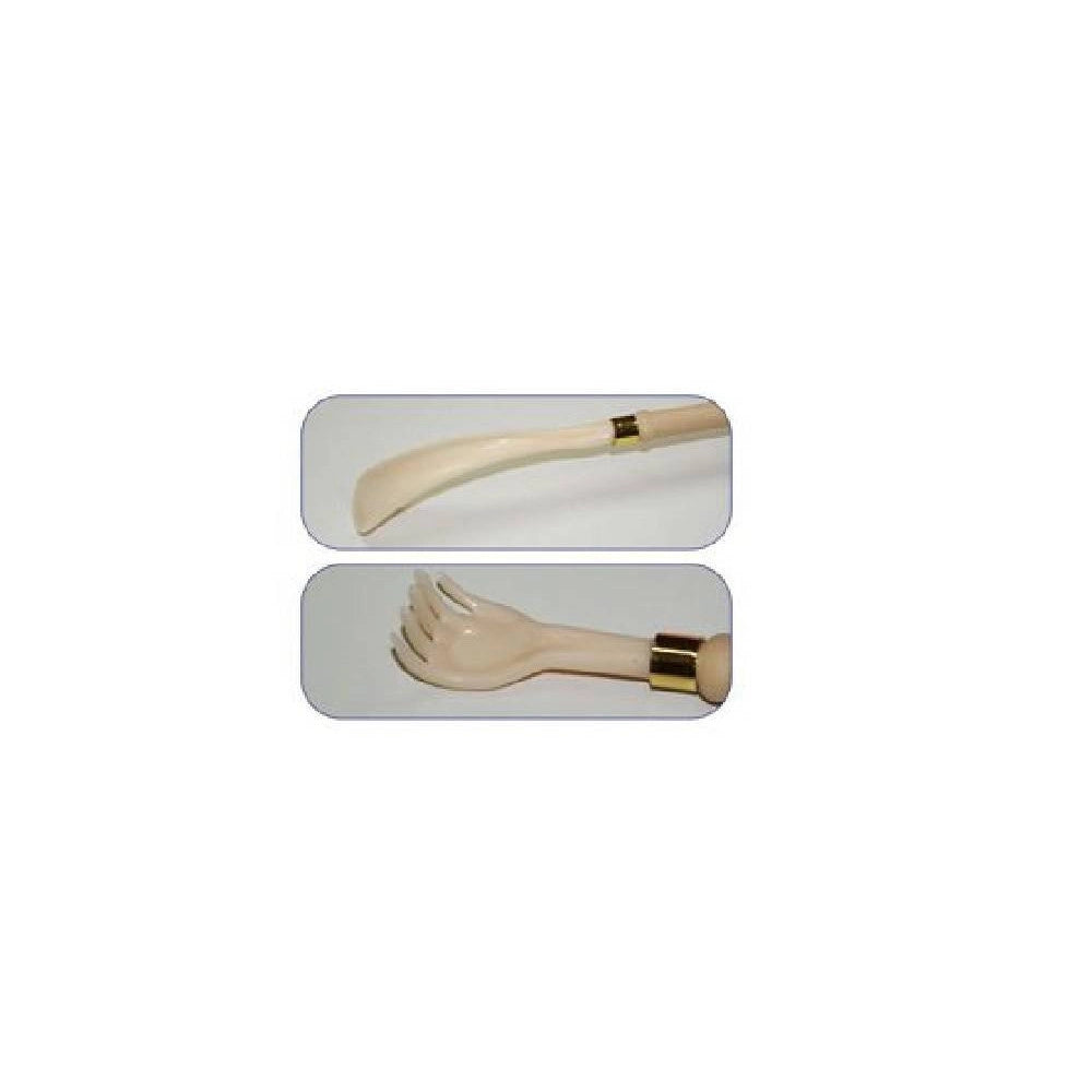 Trade Shop - Calzascarpe Calza Scarpe Calzante Lungo Calzature Con Mano Manina Gratta Schiena -