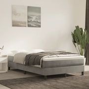 Struttura Letto a Rete a Molle Grigio Chiaro 120x200 cm Velluto 3120760