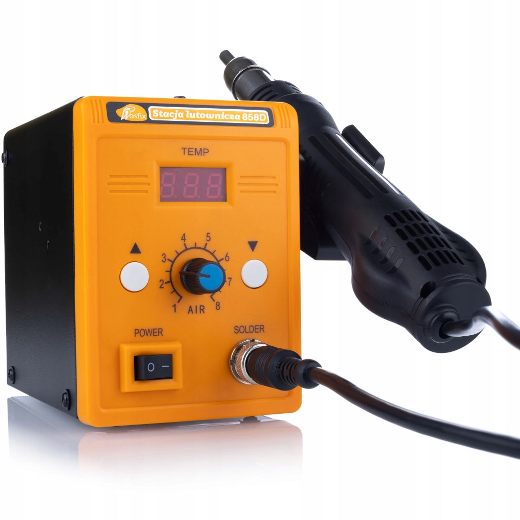 Stazione Saldante Hot-Air 858D – Potenza 700W, Regolazione Temperatura 100-500°C