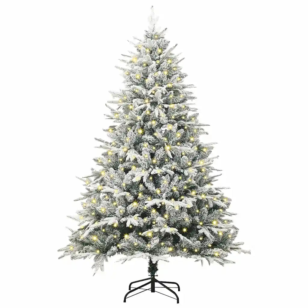 Albero di Natale artificiale preilluminato Verde 180 cm 3395393