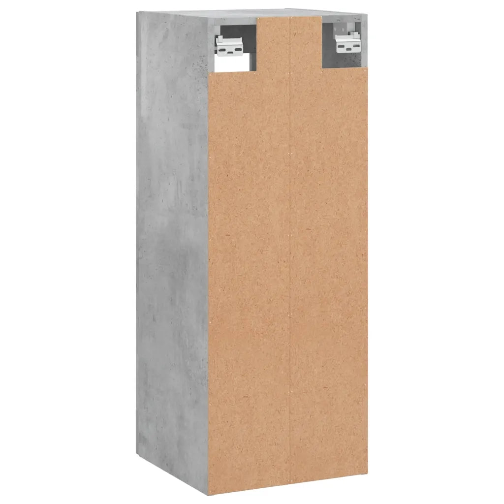 Armadietto a Muro | Mobile a Parete Grigio Cemento 34,5x34x90 cm