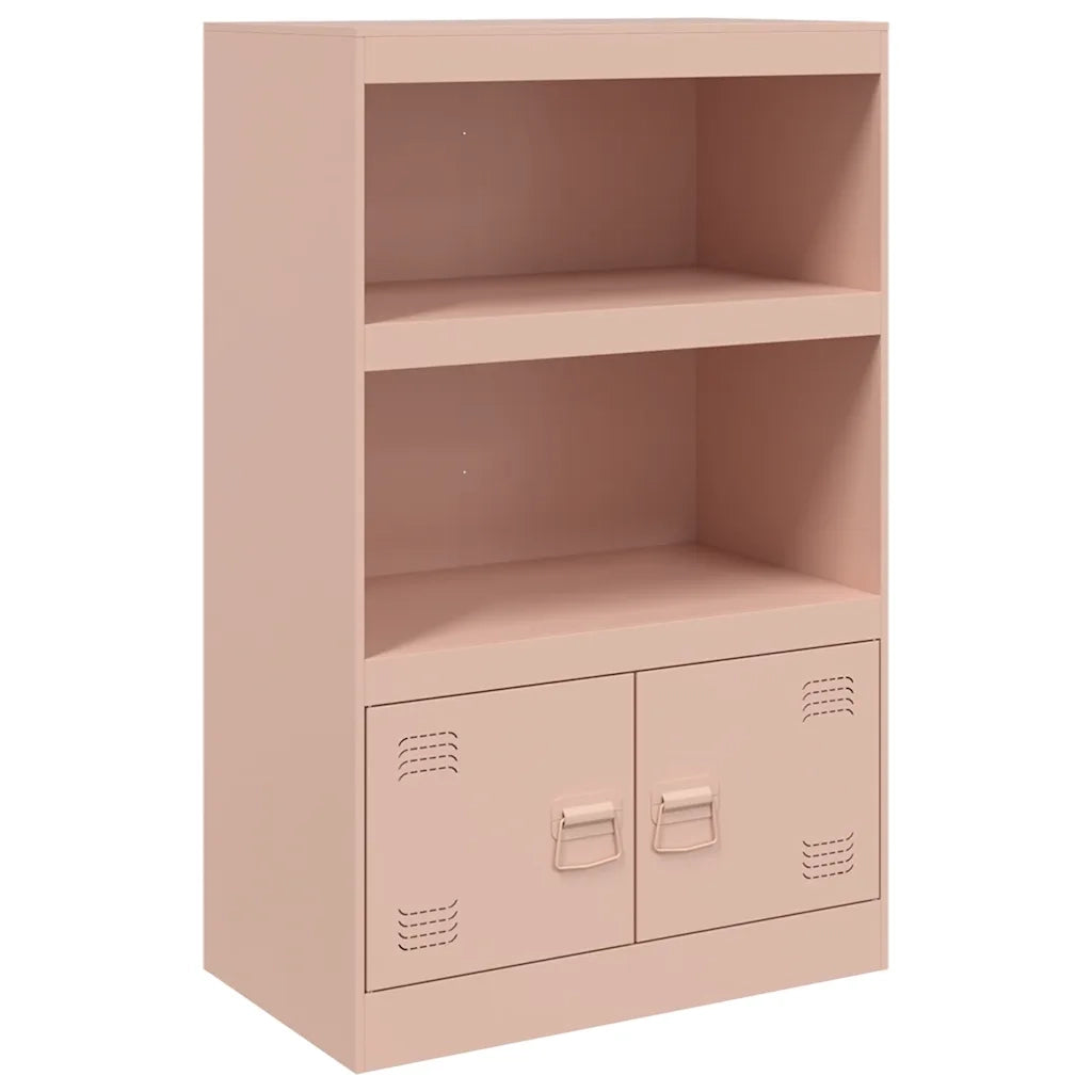 Credenza | Madia | Buffet da pranzo | Armadio da pranzo Rosa 67x39x107 cm in Acciaio