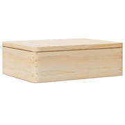 Scatola in Legno con Coperchio 40x30x13 cm Legno Massello Pino CFW9933961