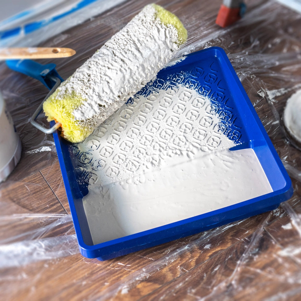 Vassoio per pittura KADAX grande 320x350 mm per rullo da pittura, set di 3 vassoi per rulli.