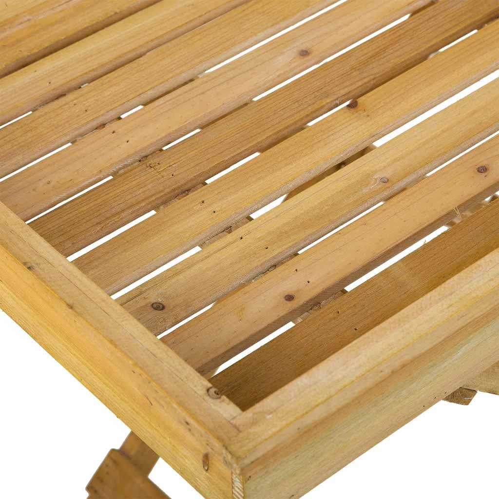 Tavolo in legno marrone 95,5x50,5x79,5h