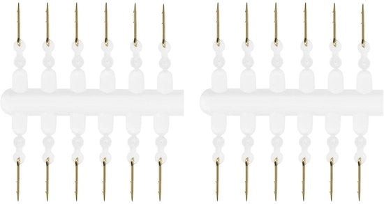 Accessori per pesca a spigola - 24 pezzi - Spigola a punta con contrappeso - Connettore in silicone - Attrezzatura per pesca a spigola - Accessori per pesca - Acciaio di carbonio - Modello: Karperaas 24 Stuks