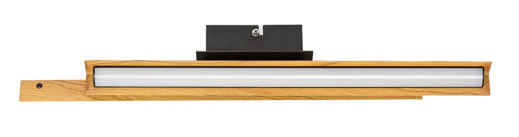 Lampada parete/soffitto LED 12W nero opaco Remiel Rabalux