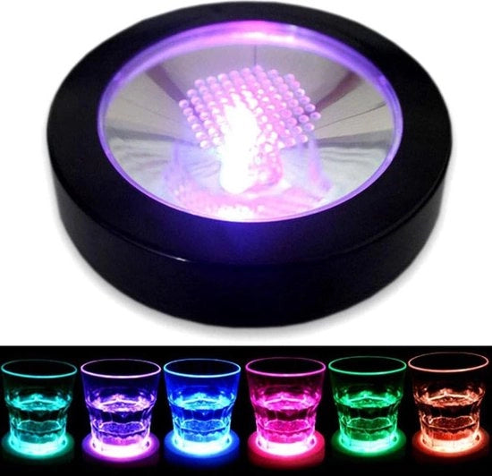Otturatore LED USB caricabile con sensore di gravità per bar e party.