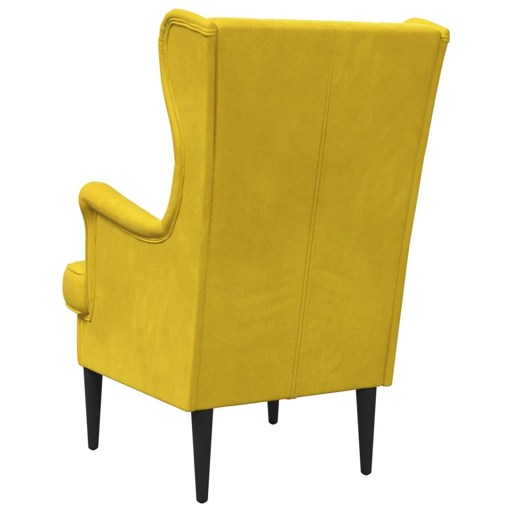 Poltrona Giallo Velluto