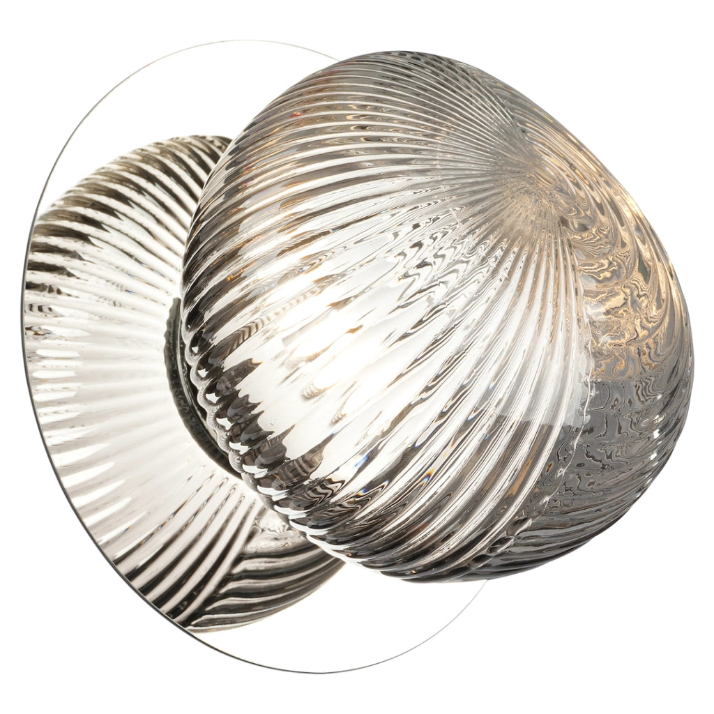 Applique BOLLA Milagro cromo vetro rigato LED 3W 3000K