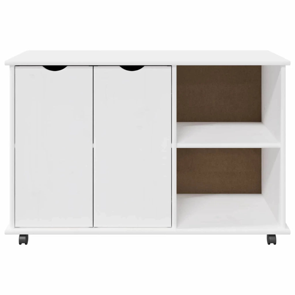 Mobile con Ruote con ruota Bianco 100 x 39 x 65,5 cm 42028385