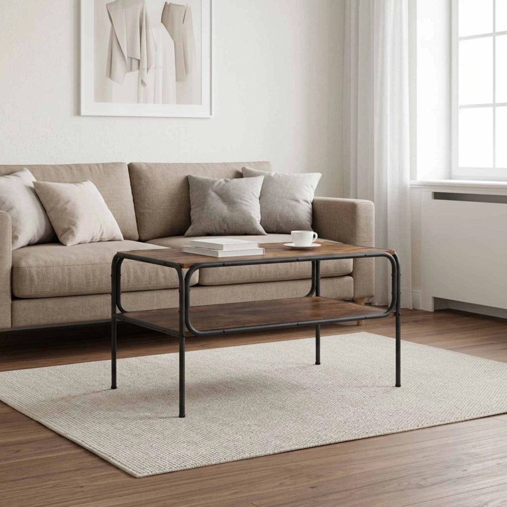 Tavolo laterale Rovere Fumo 100 x 50 x 46 cm 8013628