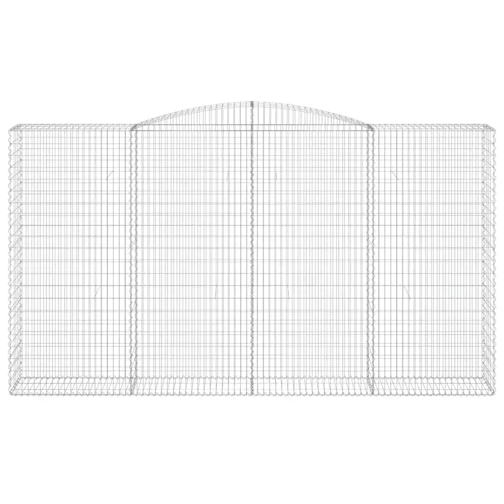 Cesti Gabbioni ad Arco 5 pz 400x50x220/240 cm Ferro Zincato 3147077