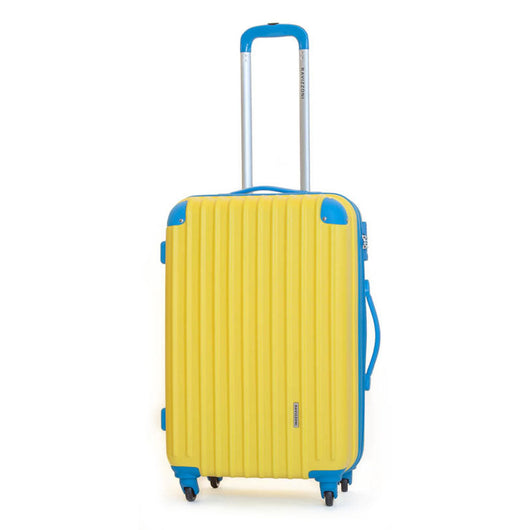 Trolley Valigia Media Rigida in ABS 4 Ruote TSA Ravizzoni Luna Giallo