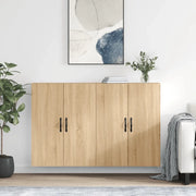 Armadietti a Parete 2 pz Rovere Sonoma in Legno Multistrato 3197892