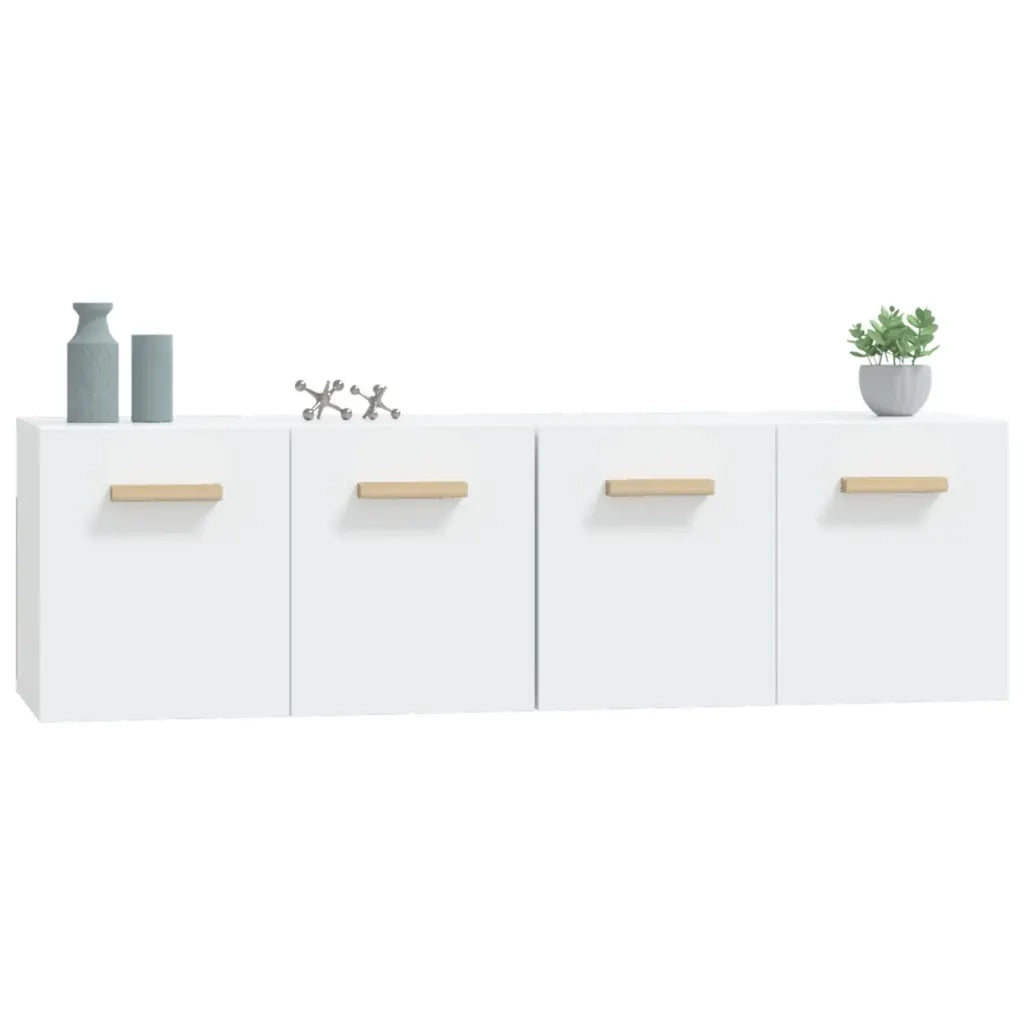 Mobili Parete 2 pz Bianco 60x36,5x35 cm Legno Multistrato 3115628