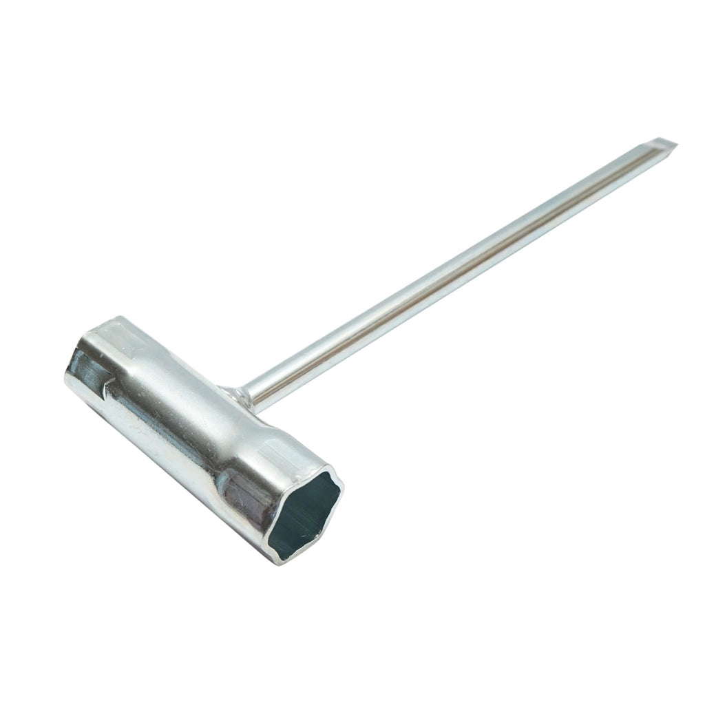 Chiave per candele per motosega 17x19x160mmmm con cacciavite destro incluso