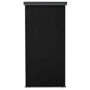 Tendalino Laterale per Balcone-Tenda da Sole Laterale per Patio 125x250 cm Nero