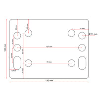 Servotimone con ruota 453 kg Ruotino per carrello appendice rimorchio roulotte