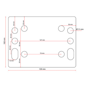 Servotimone con ruota 453 kg Ruotino per carrello appendice rimorchio roulotte