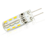 Trade Shop - 2 Lampadine 2.5w Led 32 Smd Attacco G4 A Spillo Luce Bianca Fredda Calda 220v - -bianco Freddo      -