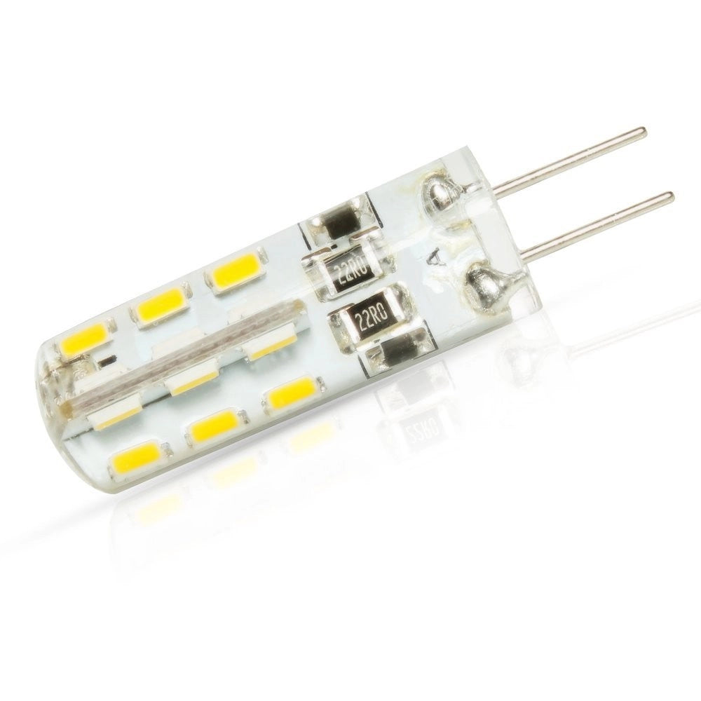 Trade Shop - 2 Lampadine 2.5w Led 32 Smd Attacco G4 A Spillo Luce Bianca Fredda Calda 220v - -bianco Freddo      -