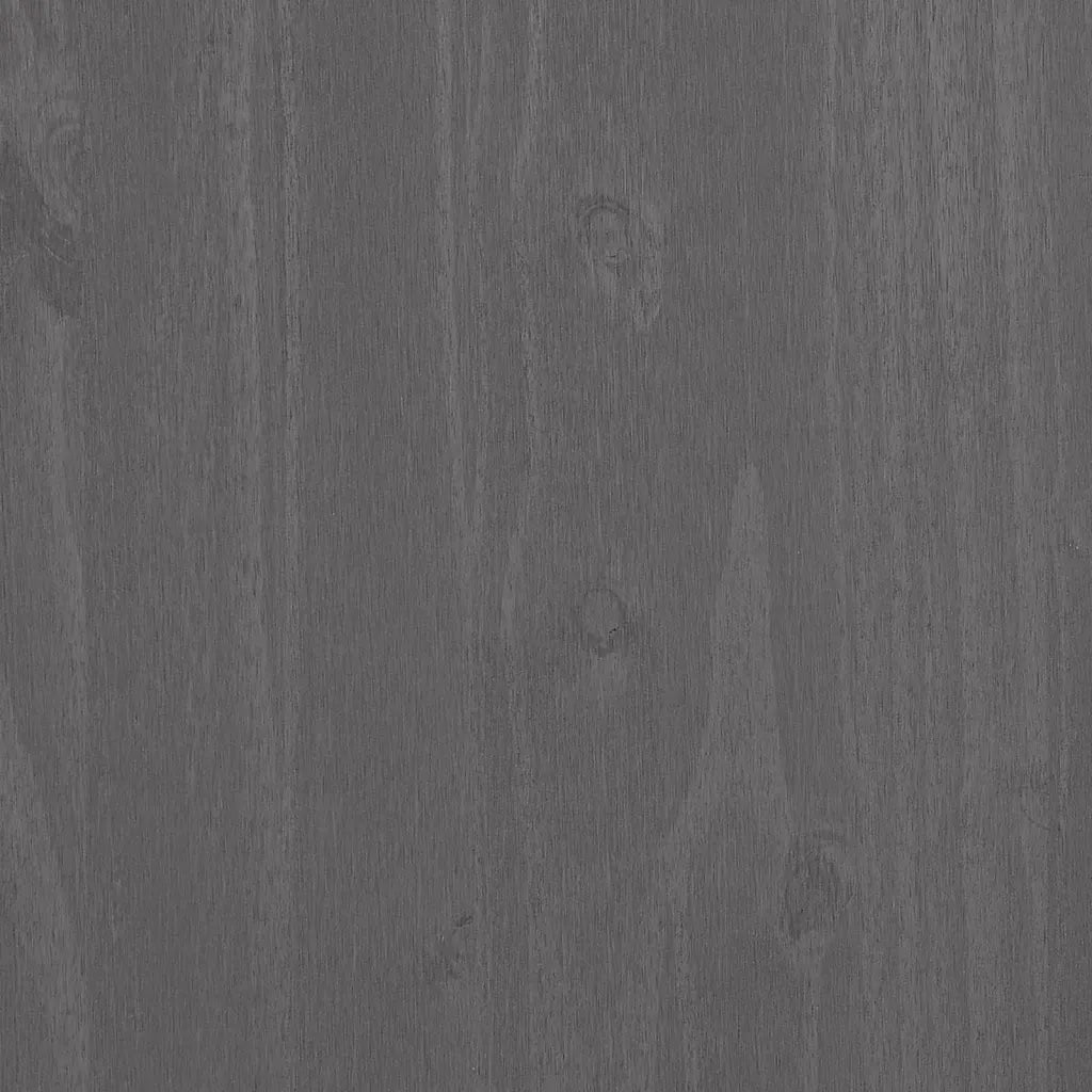 Comodino Grigio Chiaro 40x35x44,5 cm in Legno Massello di Pino cod mxl 30905