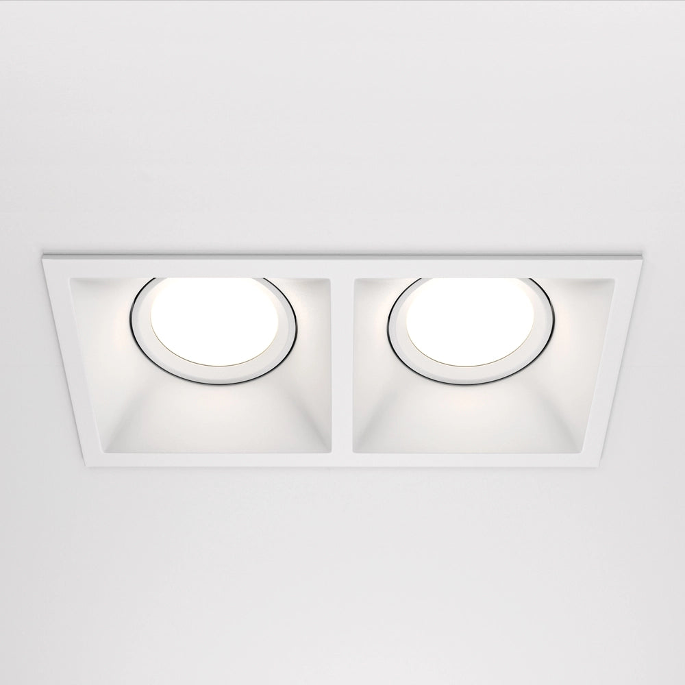 Faretto incasso soffitto Maytoni Dot 2xGU10 bianco